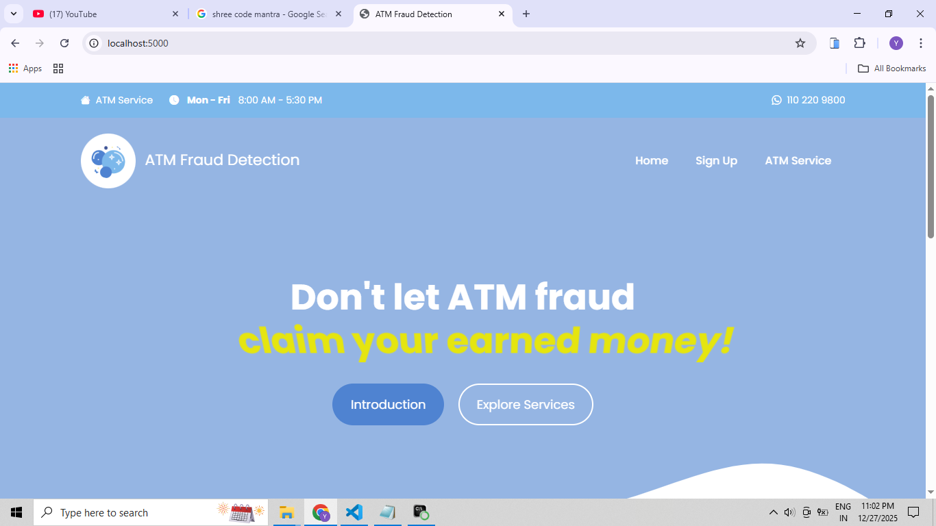 ATM Suspicious Activity Detection System